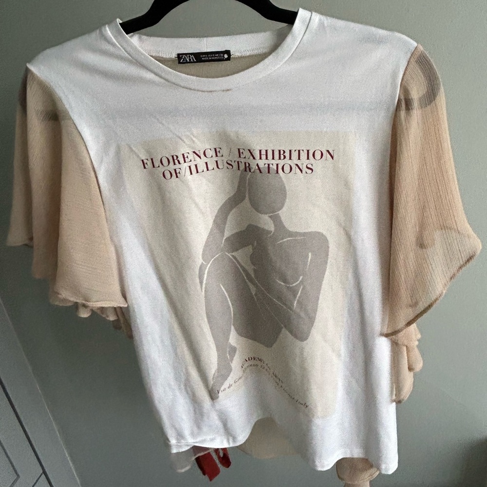 Abstract Zara Tee - Picture 2 of 3